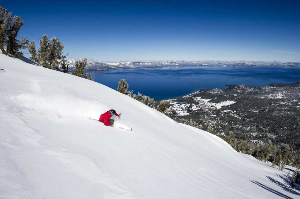 Powder Skiing at Heavenly