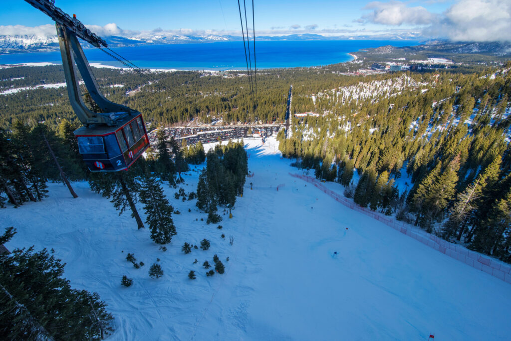 views from heavenly tram